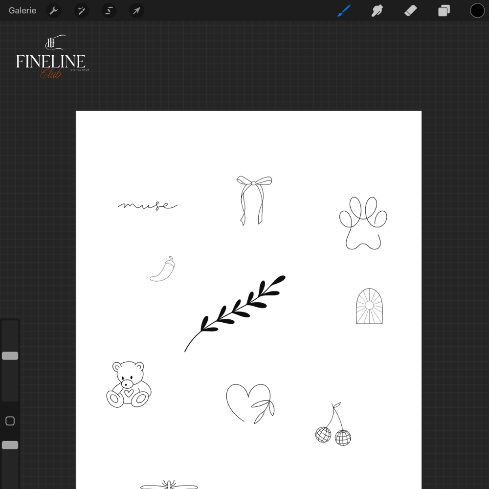 Pack 200 Flashs tattoo mix